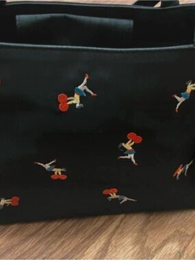 Prezzo Black Tote Bag cheerleader
